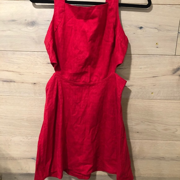 Urban Outfitters Ecotè Dress | red mini dress SZ 6 - Picture 3 of 5